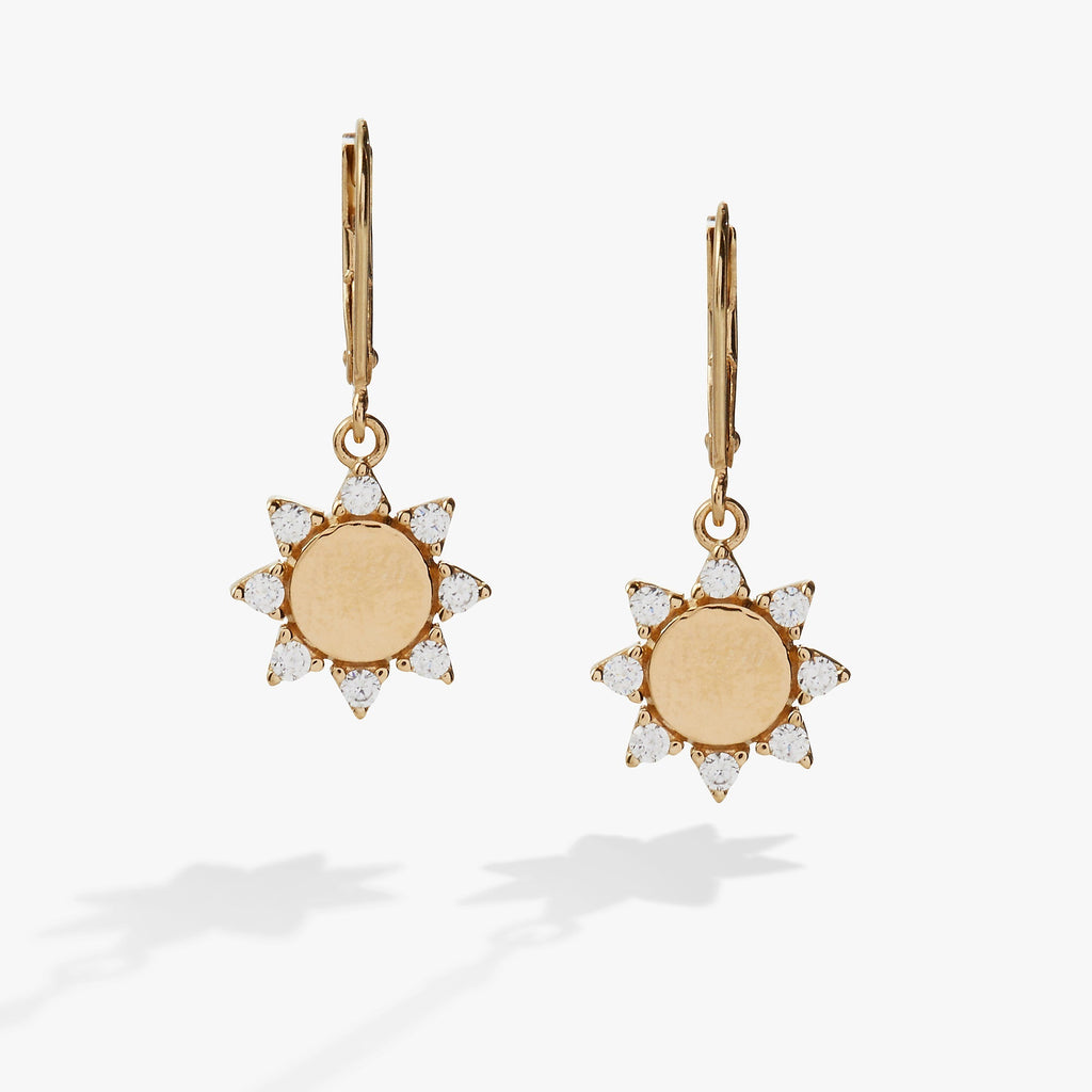 Sun Lever Back Earrings T-Shirts