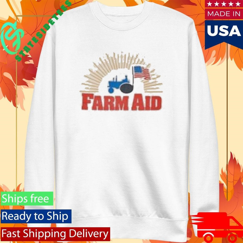Sunburst Farm Aid Shirt Unisex , , , Long Sleeve Tee