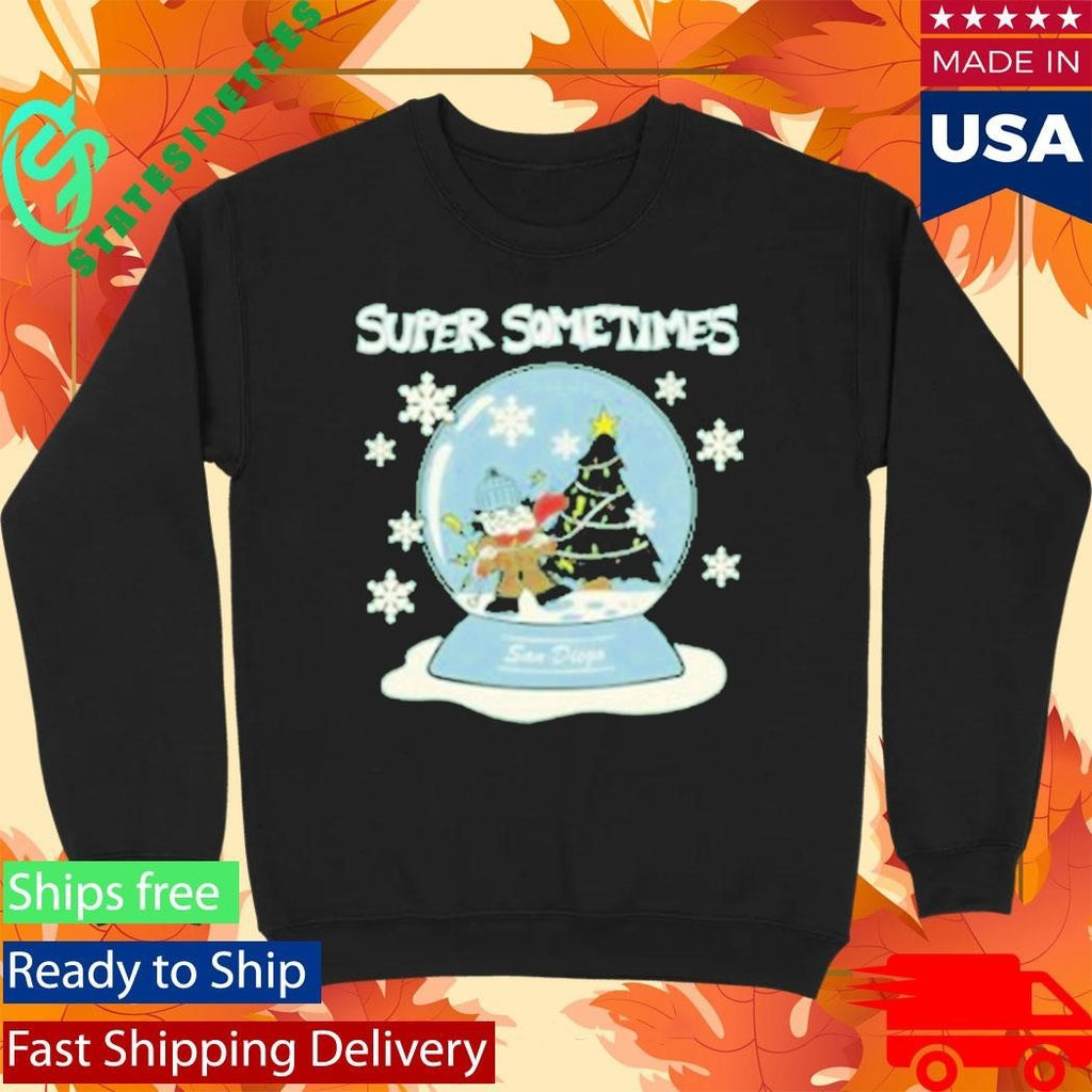 Super Sometimes Snow Globe Shirt Unisex , , , Long Sleeve Tee