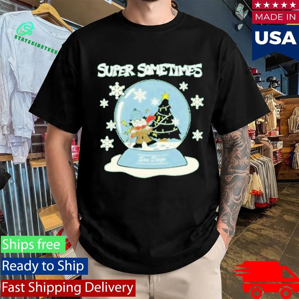 Super Sometimes Snow Globe Shirt Unisex , , , Long Sleeve Tee