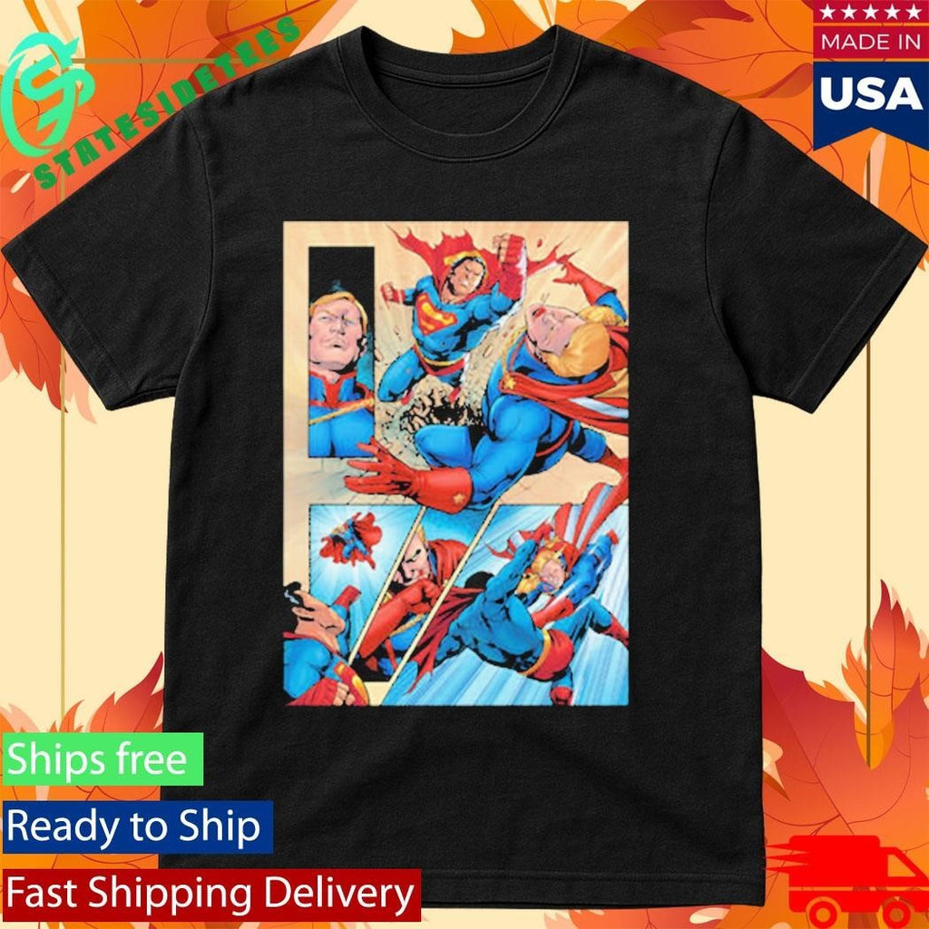 Superman vs Homelander First Look In DC K.O. Boss Battle Comic Shirt Unisex , , , Long Sleeve Tee