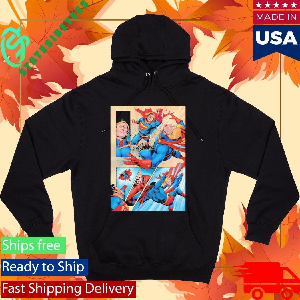 Superman vs Homelander First Look In DC K.O. Boss Battle Comic Shirt Unisex , , , Long Sleeve Tee