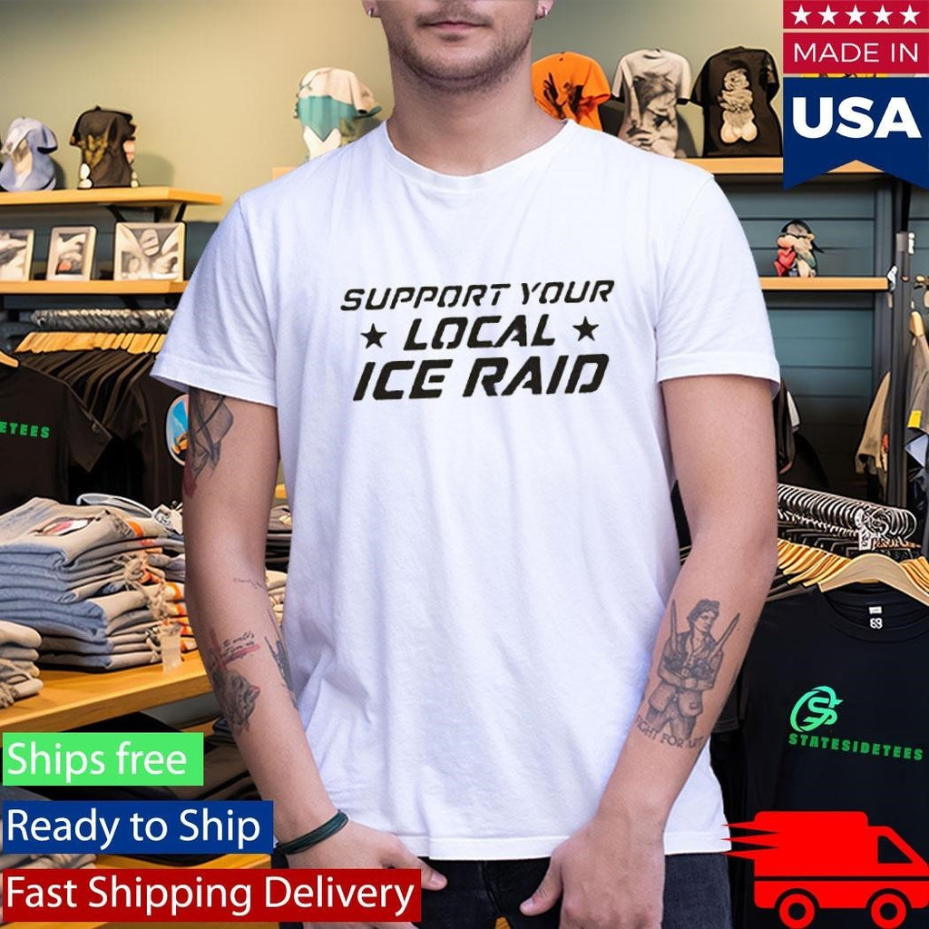 Support Your Local Ice Raid Unisex , , , Long Sleeve Tee