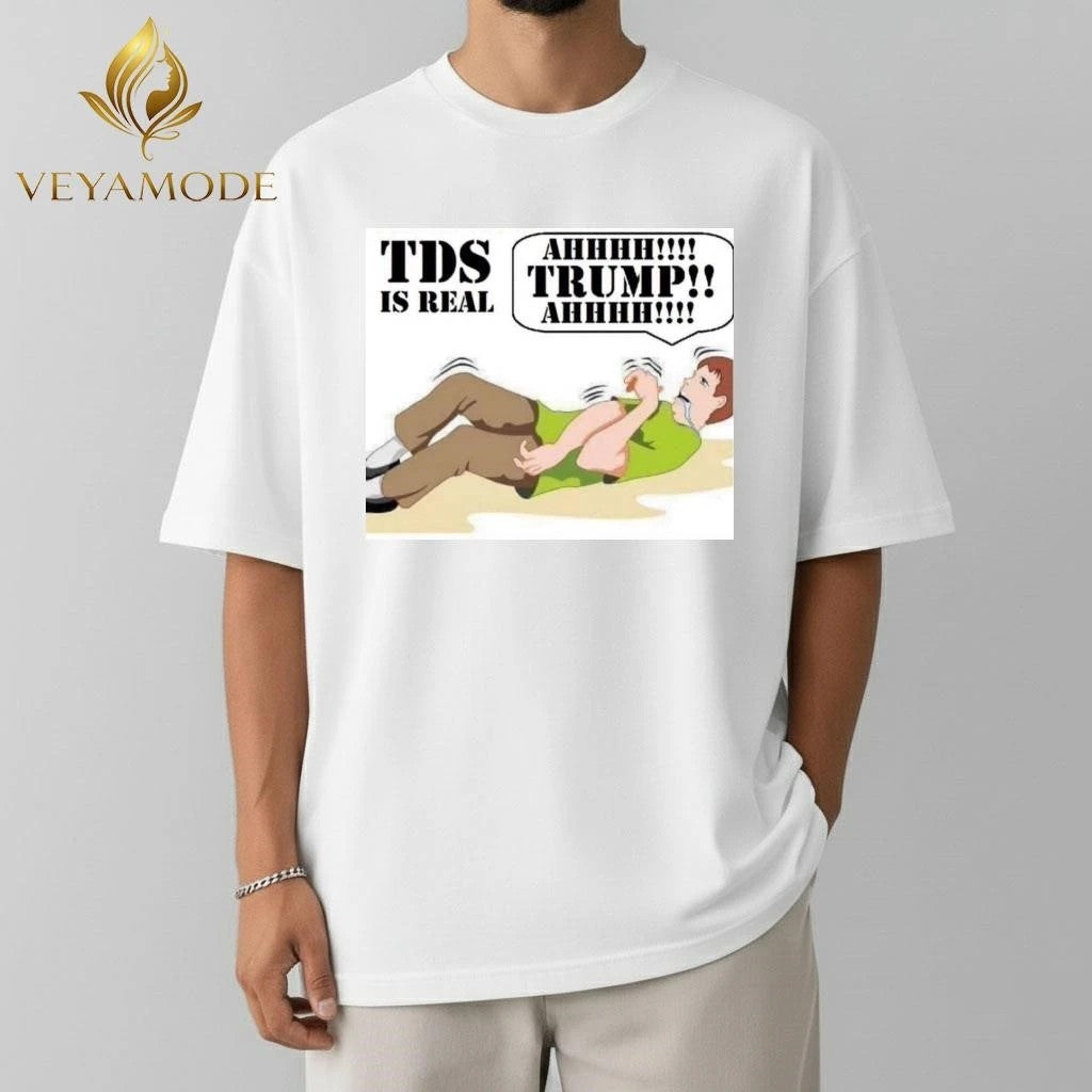 TDS is real Ahhhh Trump tee Unisex , , , Long Sleeve Tee