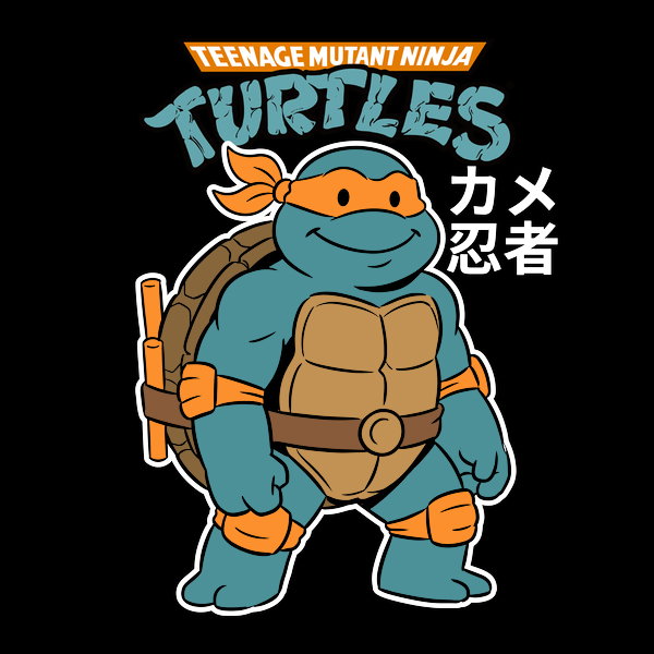 Tmnt Michelangelo Retro Style