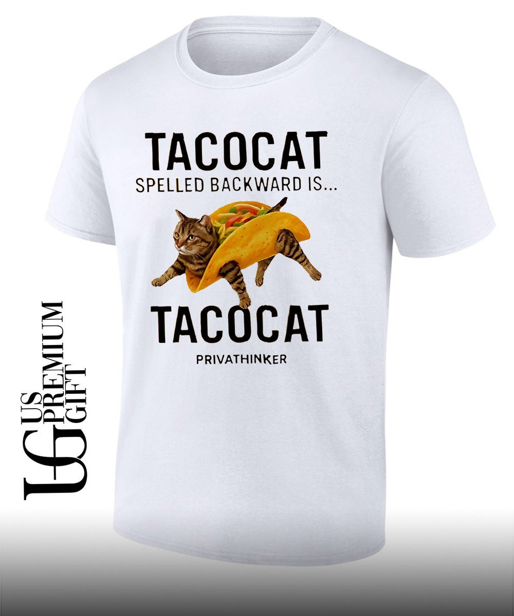 Tacocat spelled backward is tacocat privathinker shirt
