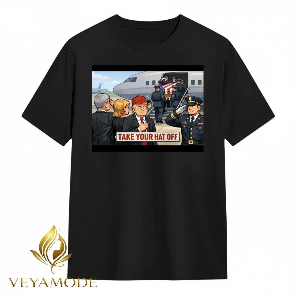 Take your hat off Trump tee Unisex , , , Long Sleeve Tee