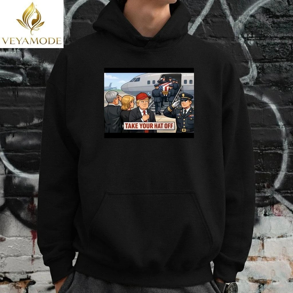 Take your hat off Trump tee Unisex , , , Long Sleeve Tee