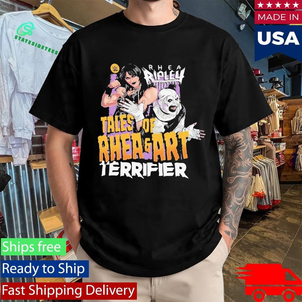 Tales Of Rhea And Art Terrifier Shirt Unisex , , , Long Sleeve Tee