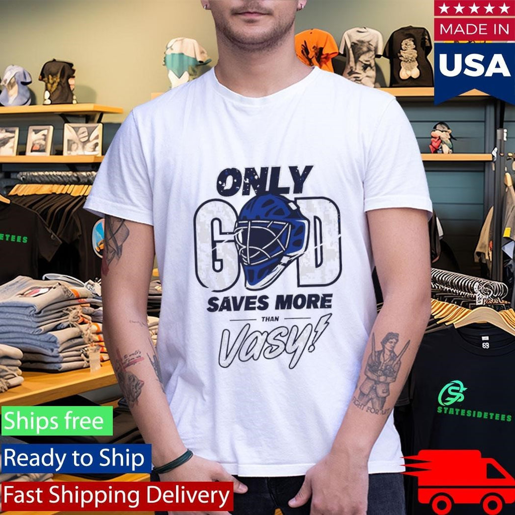 Tampa Bay Lightning Only God Saves More Than Vasy Shirt Unisex , , , Long Sleeve Tee