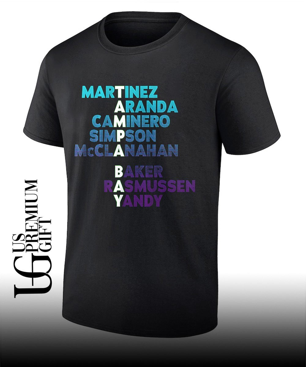 Tampa Bay Rays baseball names 2026 shirt