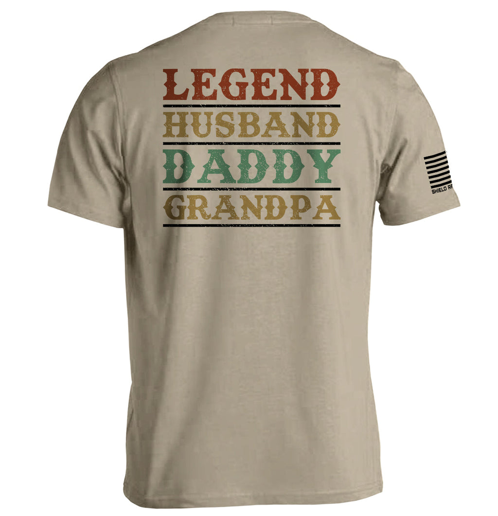 Legend Husband Daddy Grandpa T-Shirts