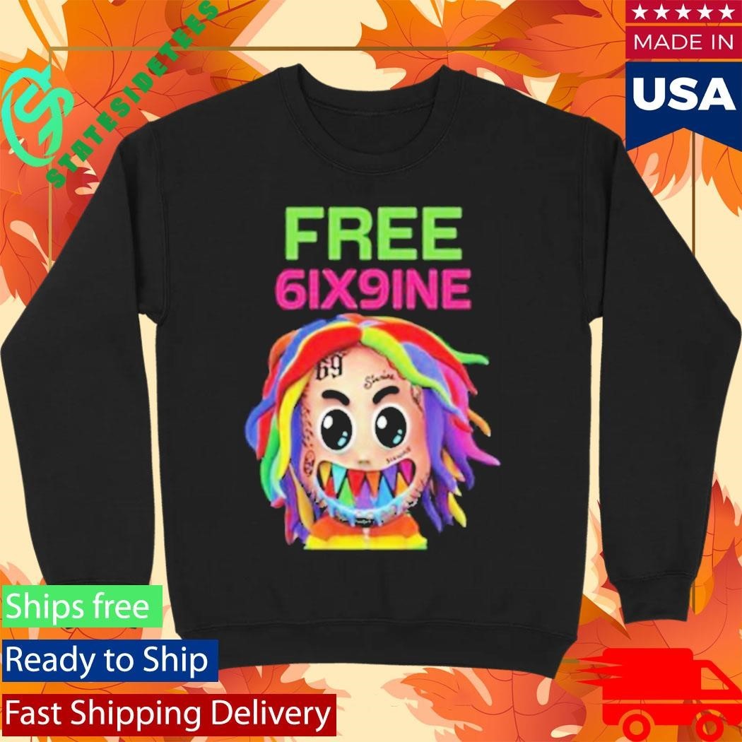 Tata Free 6Ix9ine Unisex , , , Long Sleeve Tee