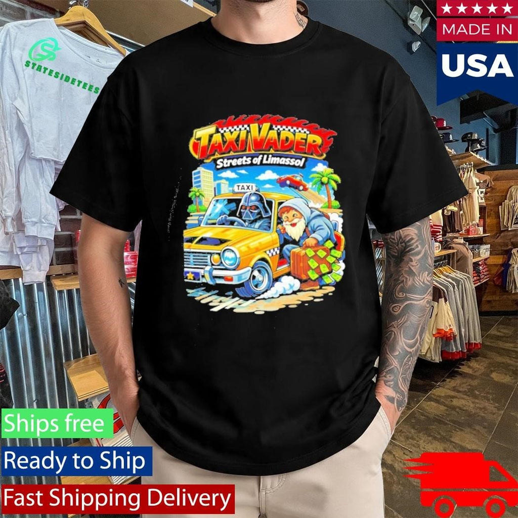 Taxi Vader Streets Of Limassol Unisex , , , Long Sleeve Tee