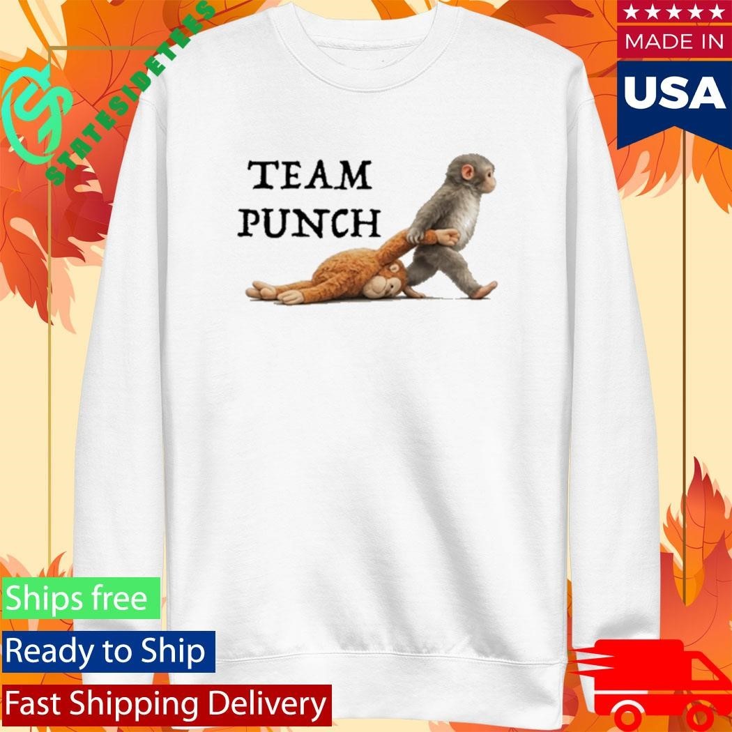 Team Punch Baby Monkey Shirt Unisex , , , Long Sleeve Tee
