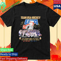 Team USA Hockey 2026 Olympic Men’s and Women’s Champions Commemorative Shirt Unisex , , , Long Sleeve Tee