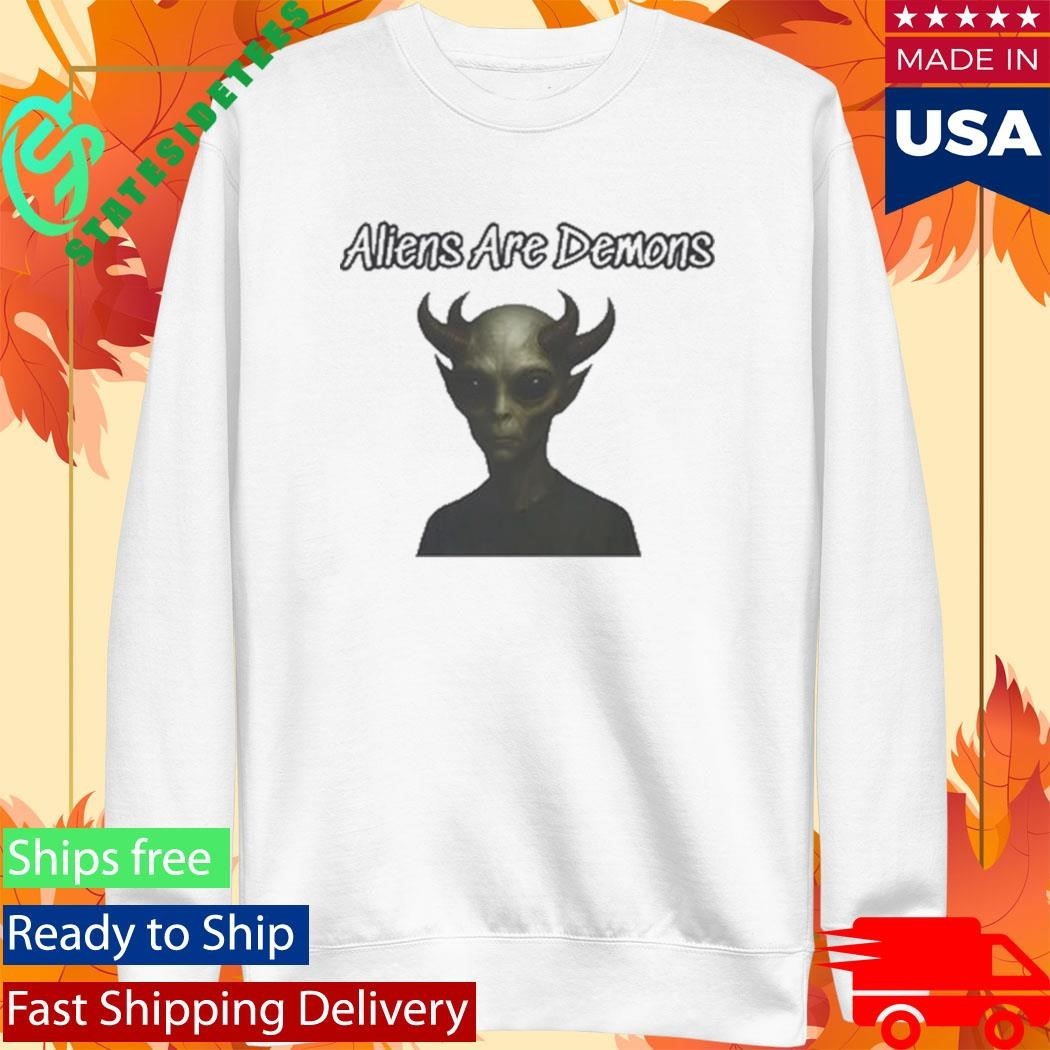 Ted Logan Aliens Are Demons Shirt Unisex , , , Long Sleeve Tee