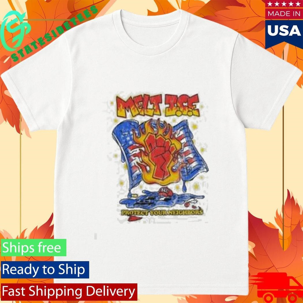 Teddy Fresh Melt Ice Protect Your Neighbors Shirt Unisex , , , Long Sleeve Tee