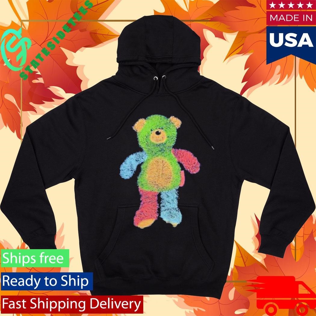 Teddy Plush Bear Press Print Rhys Brown Shirt Unisex , , , Long Sleeve Tee
