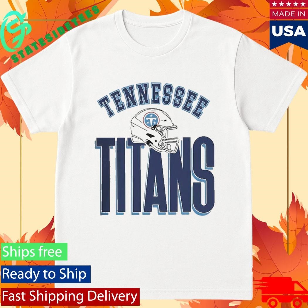 Tennessee Titans Merch New Logo Helmet Gameday Couture Fierce Focus Relaxed Fit Unisex , , , Long Sleeve Tee
