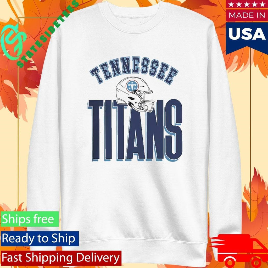 Tennessee Titans Merch New Logo Helmet Gameday Couture Fierce Focus Relaxed Fit Unisex , , , Long Sleeve Tee