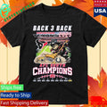 Texans 2025 AFC South Champions Back 3 Back Shirt Unisex , , , Long Sleeve Tee