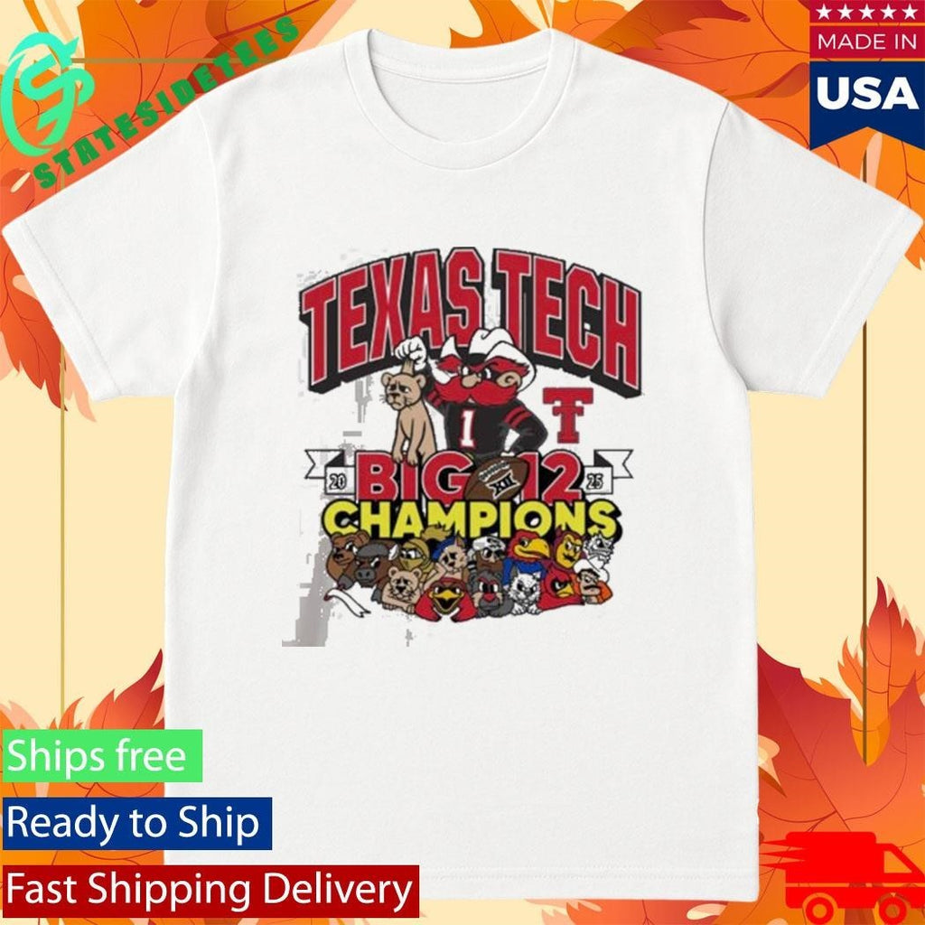 Texas Tech Big 12 Champions Shirt Unisex , , , Long Sleeve Tee