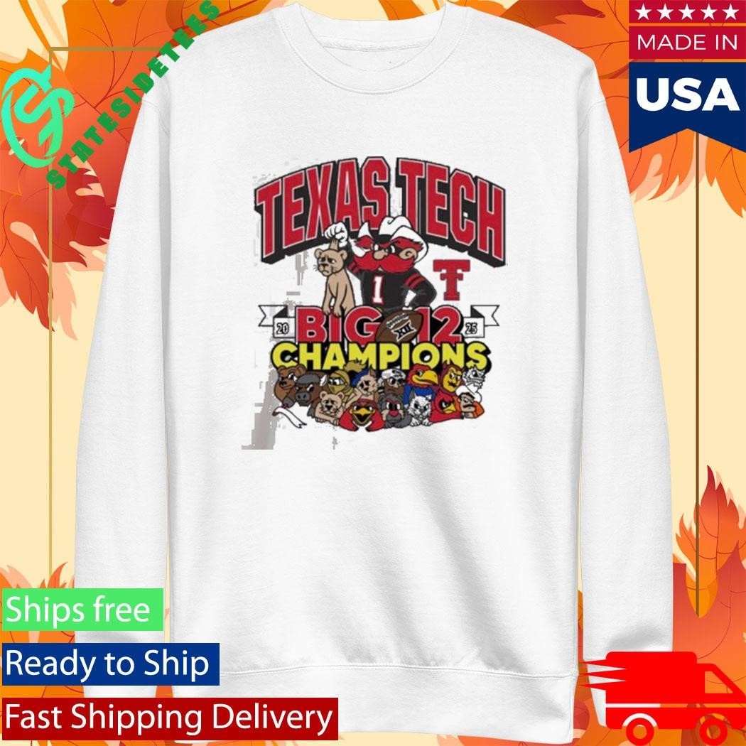 Texas Tech Big 12 Champions Shirt Unisex , , , Long Sleeve Tee