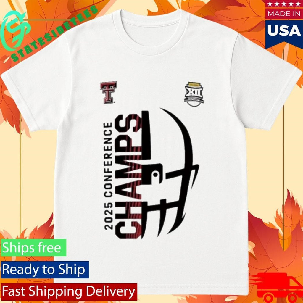 Texas Tech Red Raiders 2025 Big 12 Conference Champions Shirt Unisex , , , Long Sleeve Tee