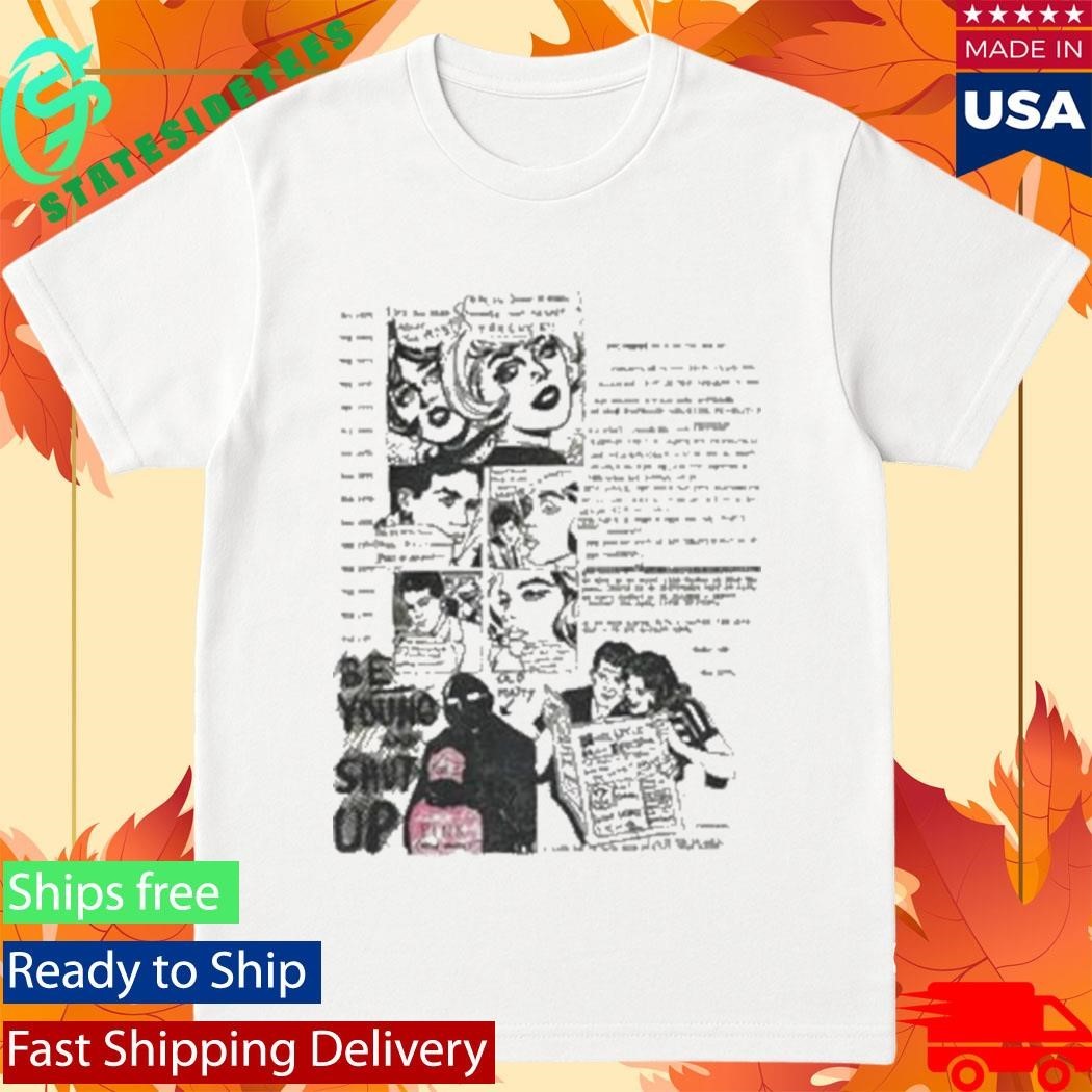 The 1975 Be Young And Shut Up Comic Unisex , , , Long Sleeve Tee