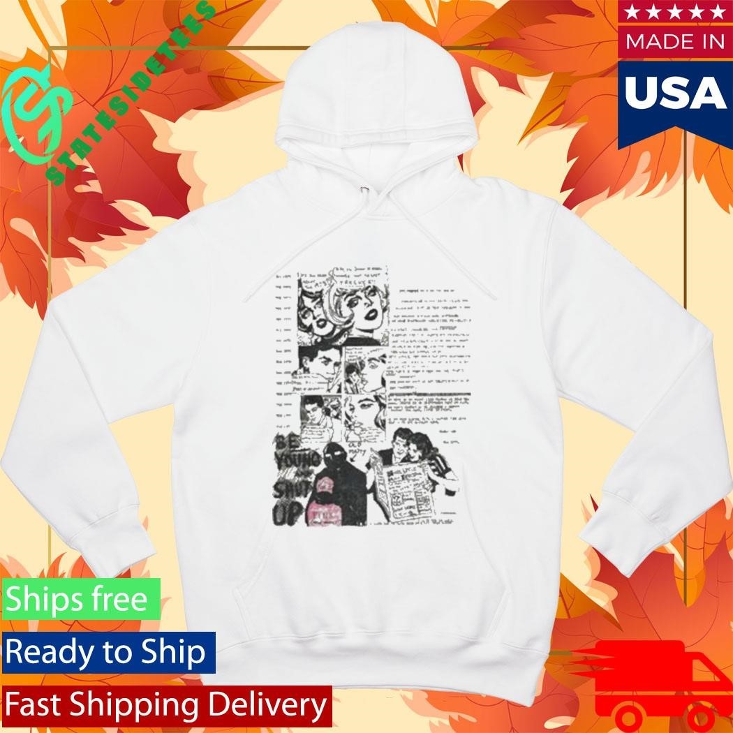 The 1975 Be Young And Shut Up Comic Unisex , , , Long Sleeve Tee