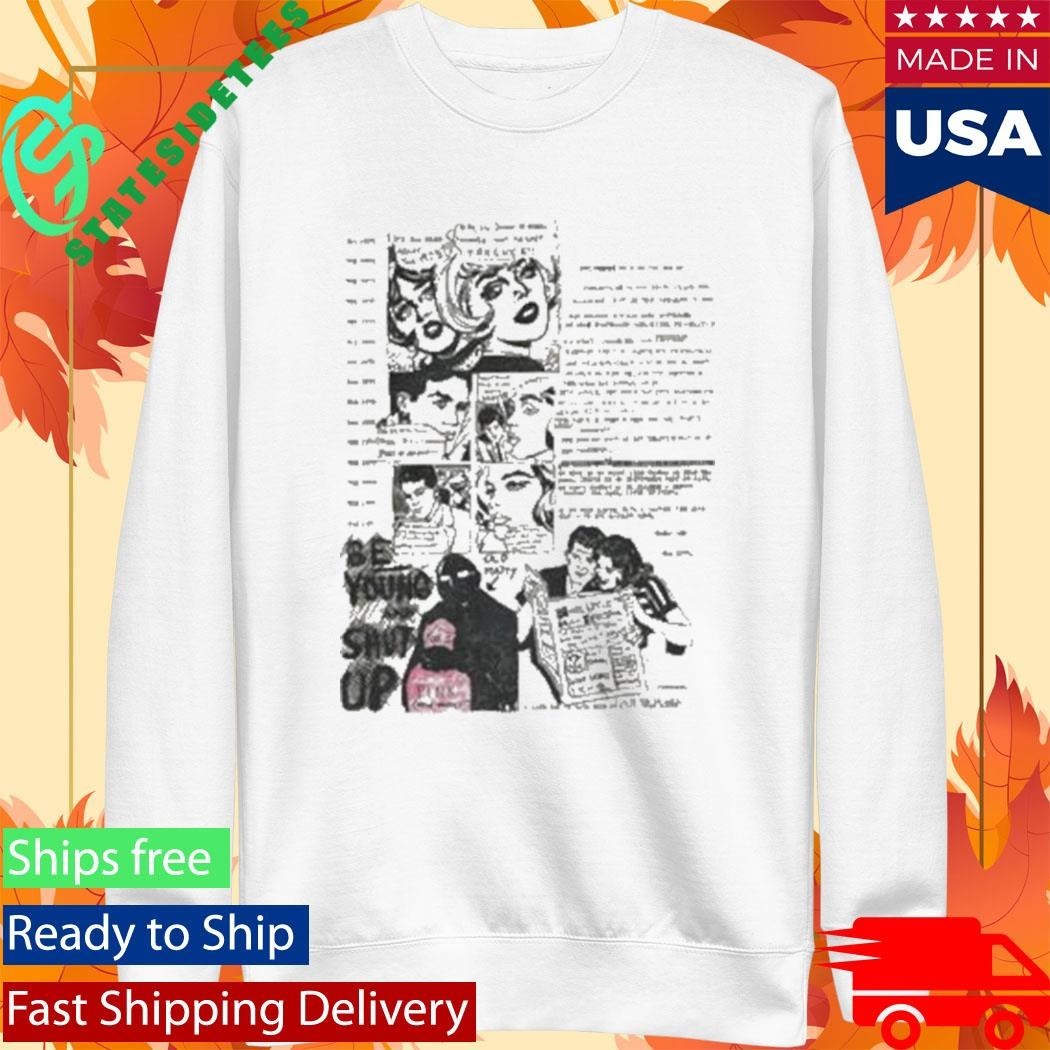 The 1975 Be Young And Shut Up Comic Unisex , , , Long Sleeve Tee
