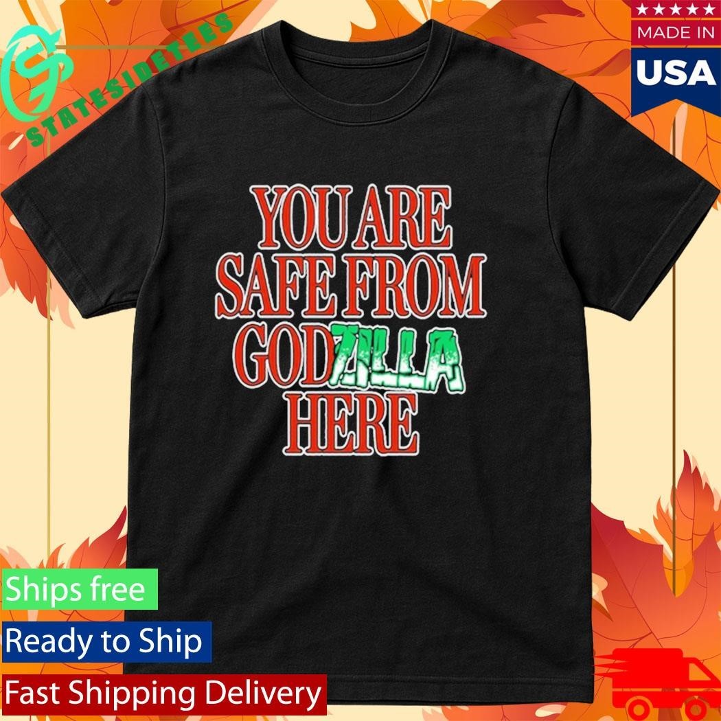 The Acacia Strain Shirt You Are Safe From Dogs Here GodZILLA Shirt Unisex , , , Long Sleeve Tee