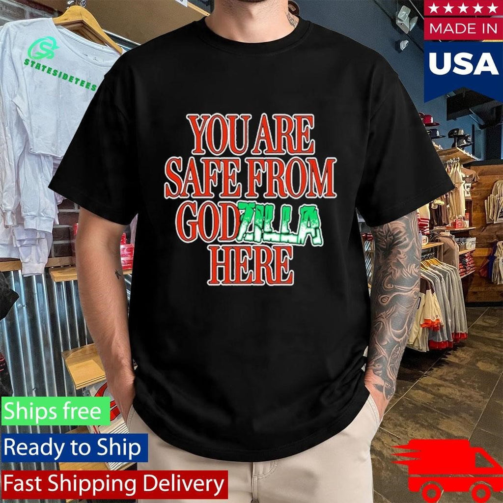 The Acacia Strain Shirt You Are Safe From Dogs Here GodZILLA Shirt Unisex , , , Long Sleeve Tee