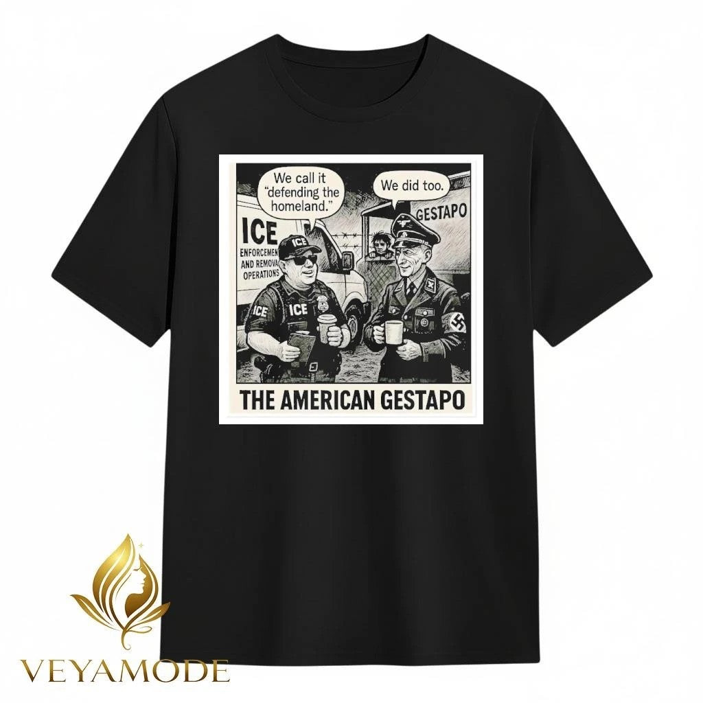 The American gestapo ICE tee Unisex , , , Long Sleeve Tee