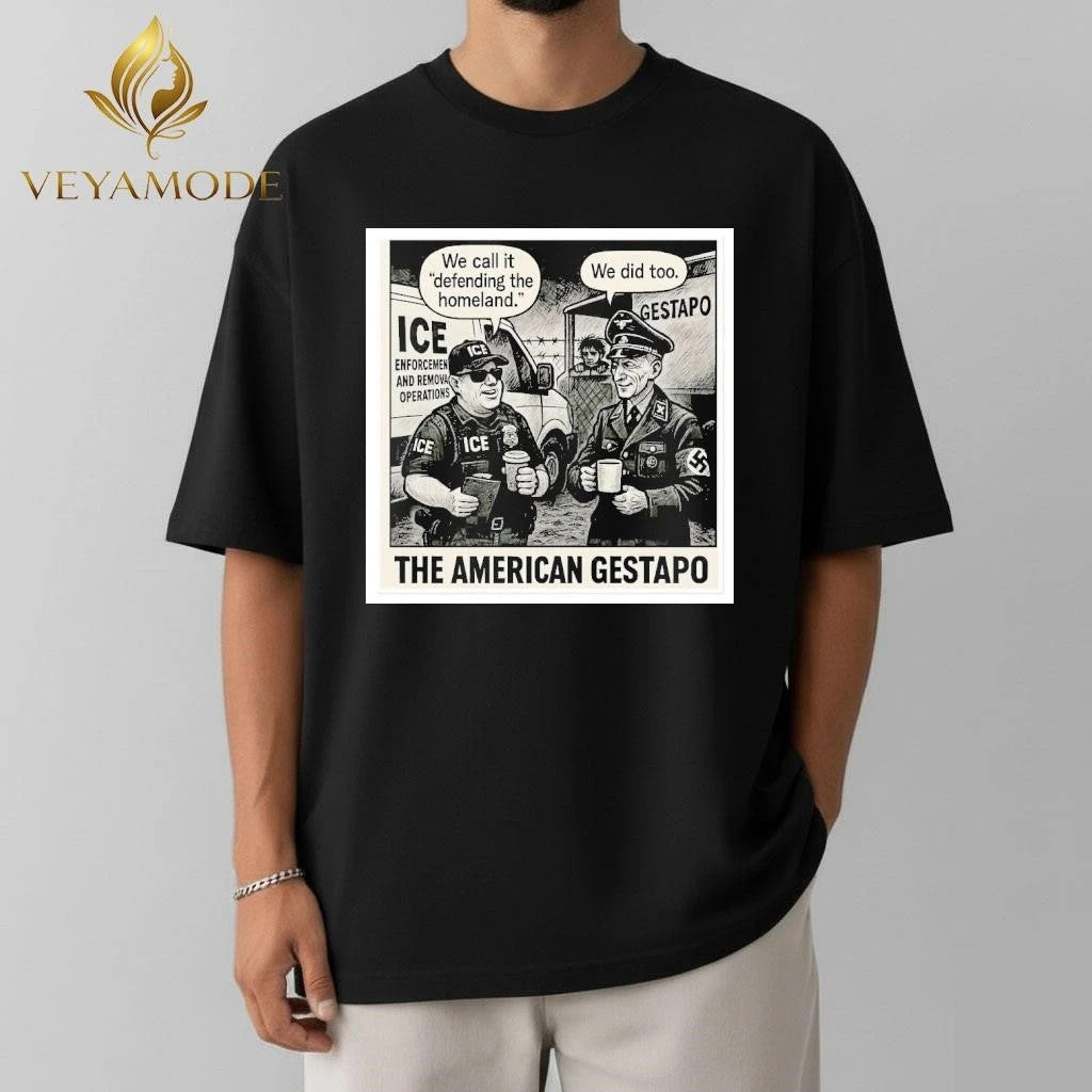 The American gestapo ICE tee Unisex , , , Long Sleeve Tee