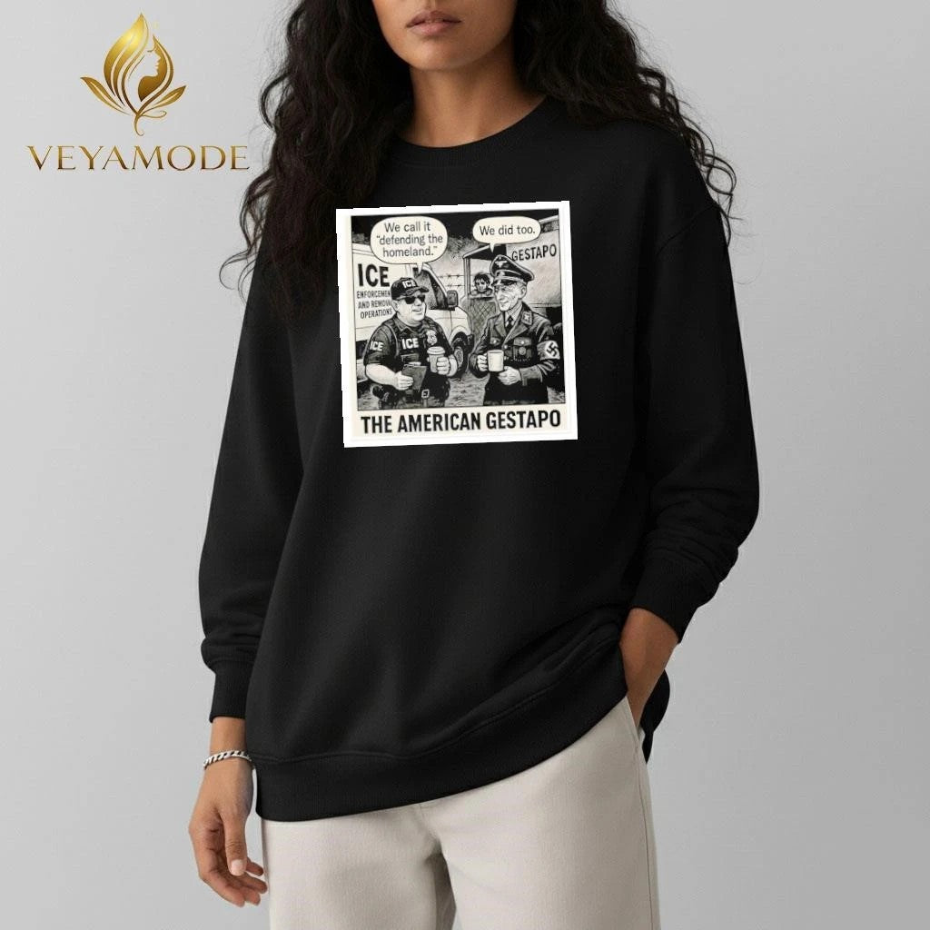 The American gestapo ICE tee Unisex , , , Long Sleeve Tee