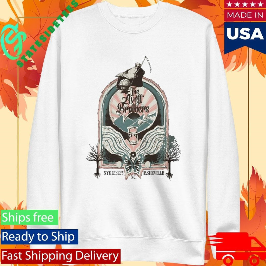 The Avett Brothers Dec 31 2025 Asheville, NC Shirt Unisex , , , Long Sleeve Tee