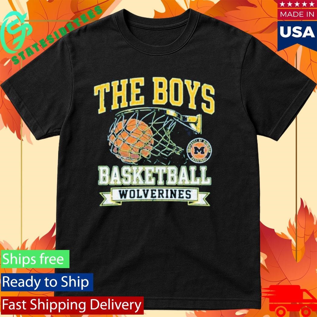 The Boys Basketball Wolverines Shirt Unisex , , , Long Sleeve Tee