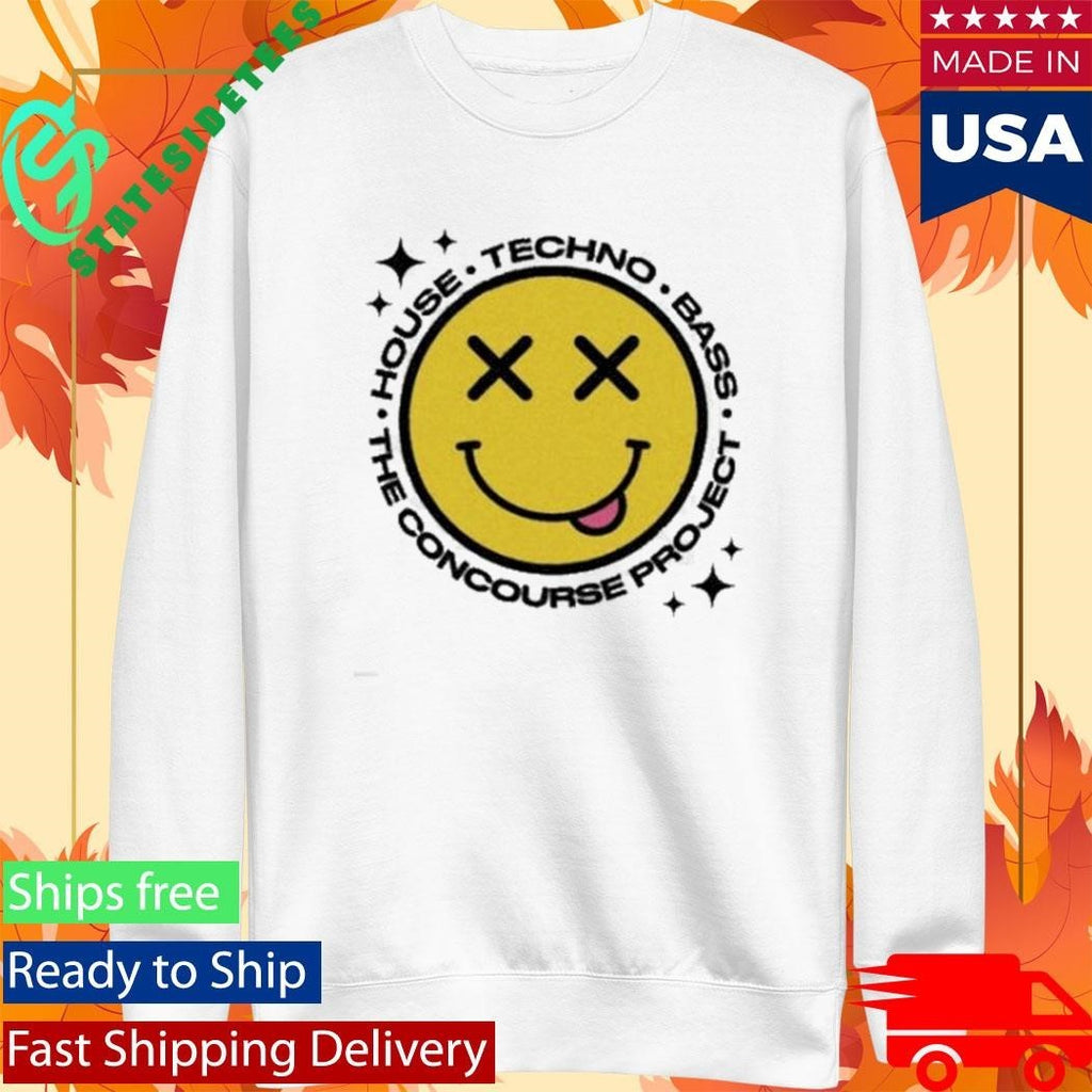 The Concourse Project Tcp Smiley Genre Shirt Unisex , , , Long Sleeve Tee
