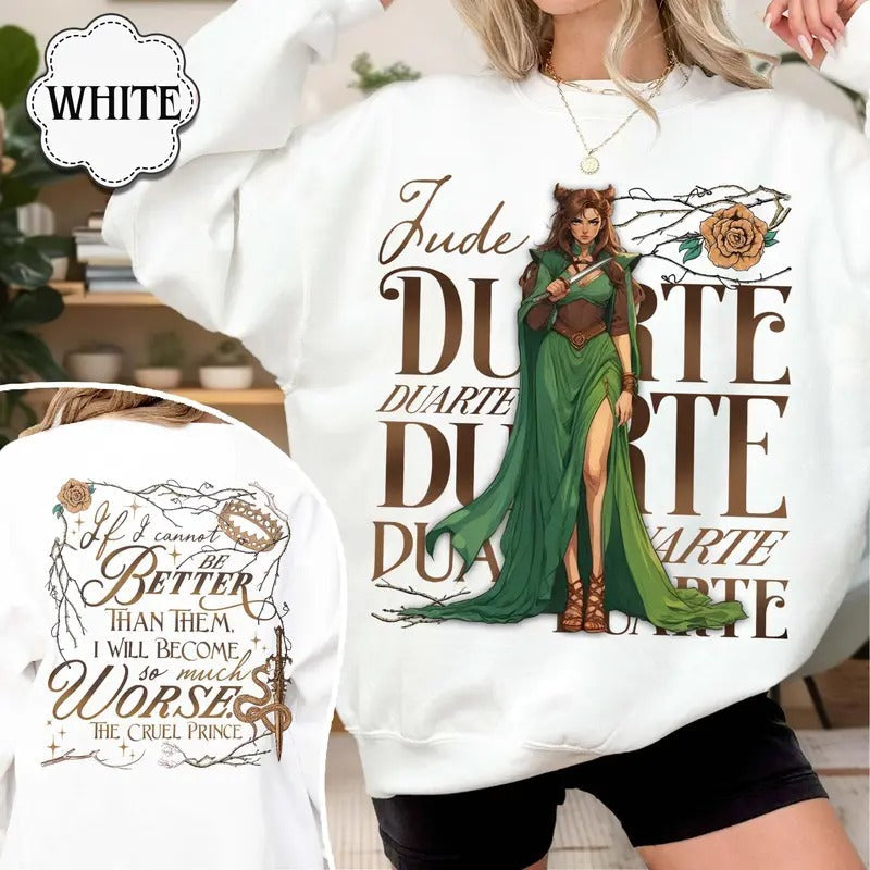 Cruel Prince Jude Duarte Cruel Prince Holly Black Cruel Prince Shirt Folk Air Bookish Womenswear Athletic T-Shirts