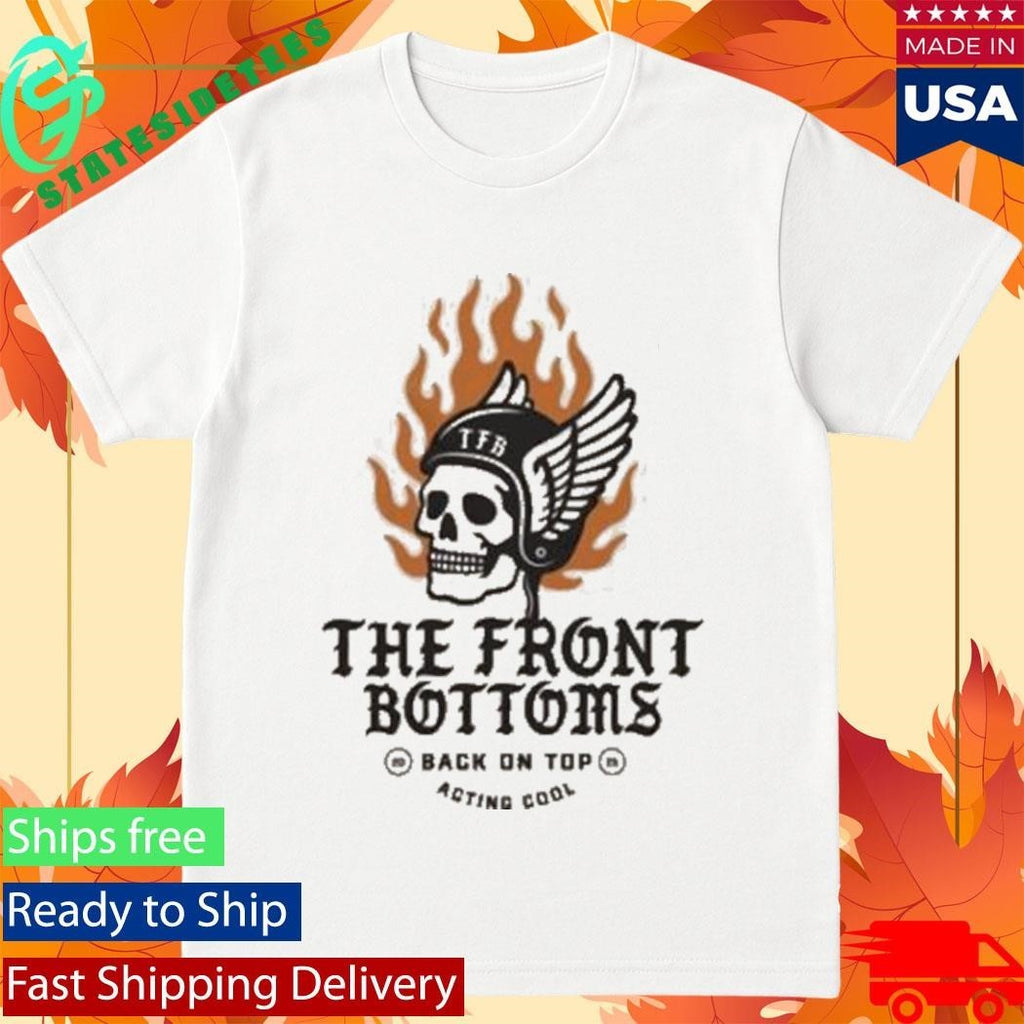 The Front Bottoms Moto Tour Natural Unisex , , , Long Sleeve Tee