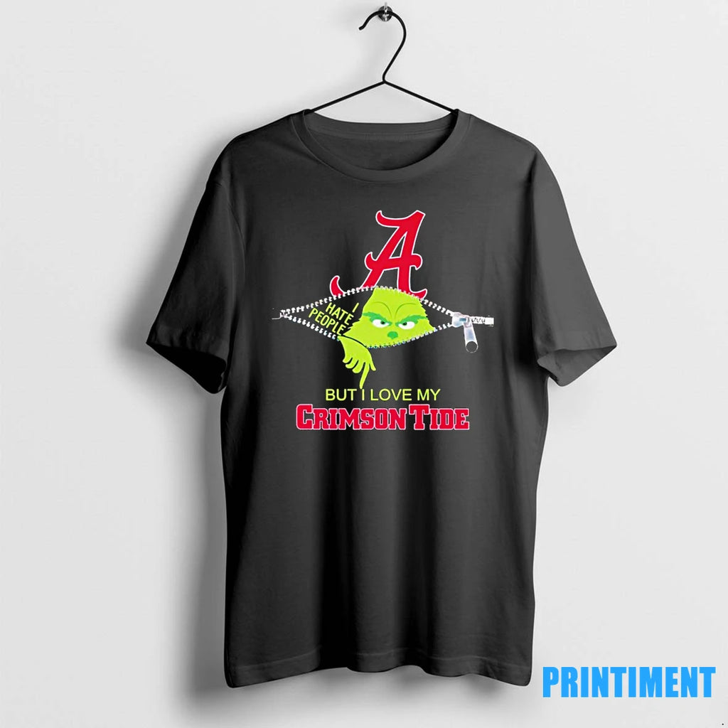The Grinch I Hate People But I Love My Crimson Tide Tshirts Sweater