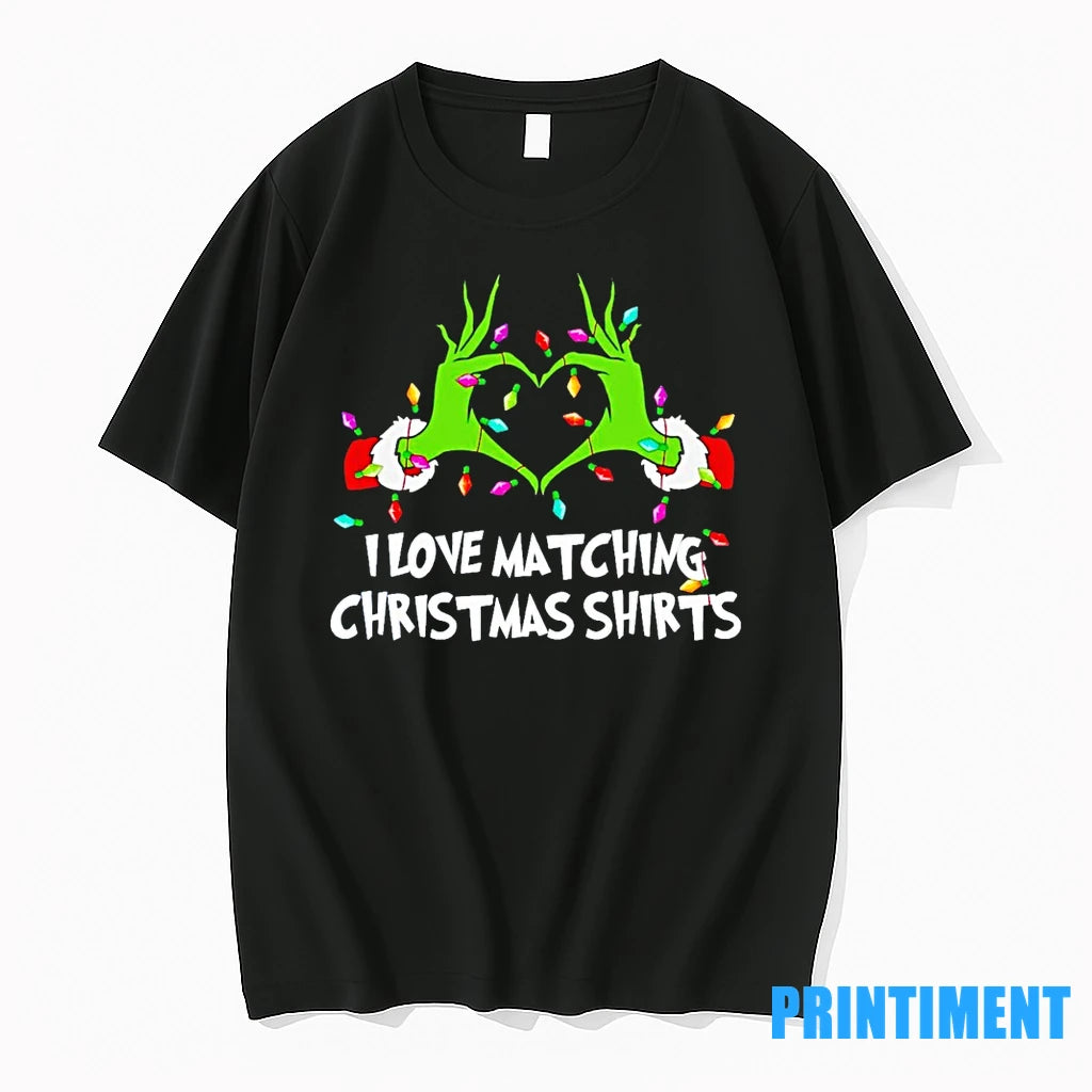 The Grinch I Love Matching Christmas Tshirts Sweater