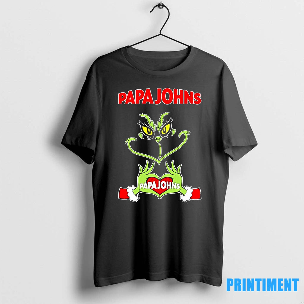 The Grinch Papa Johns Christmas Tshirts Sweater