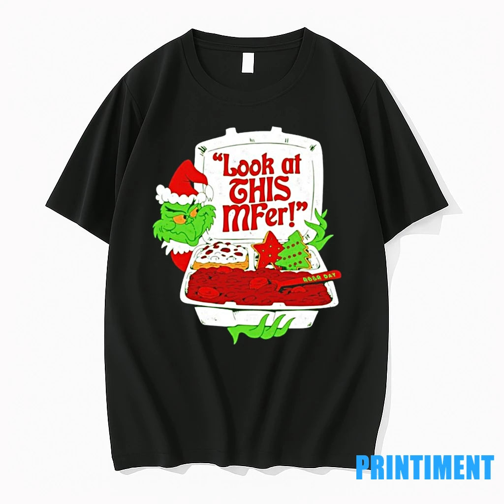 The Grinch Look At This Mfer Christmas Tshirts Sweater