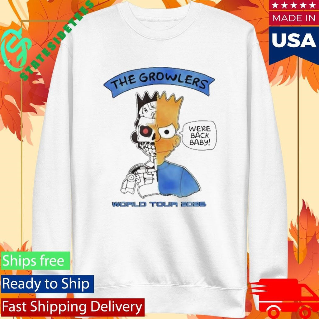 The Growlers We’re Back Baby World Tour 2026 Unisex , , , Long Sleeve Tee