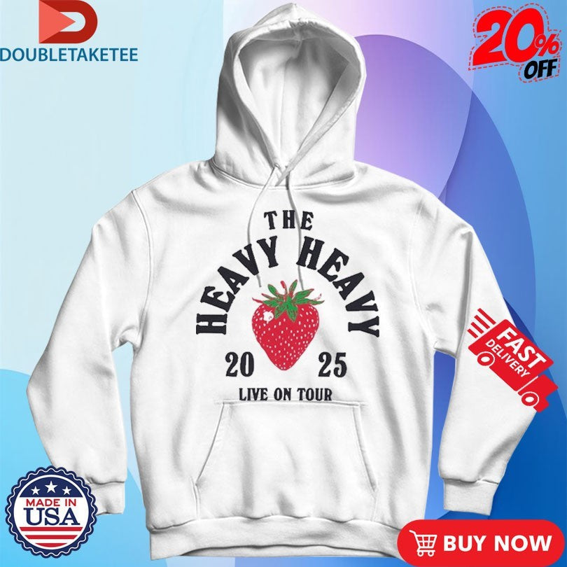 The Heavy Heavy Strawberry Live On Tour 2025 Unisex , , , Long Sleeve Tee
