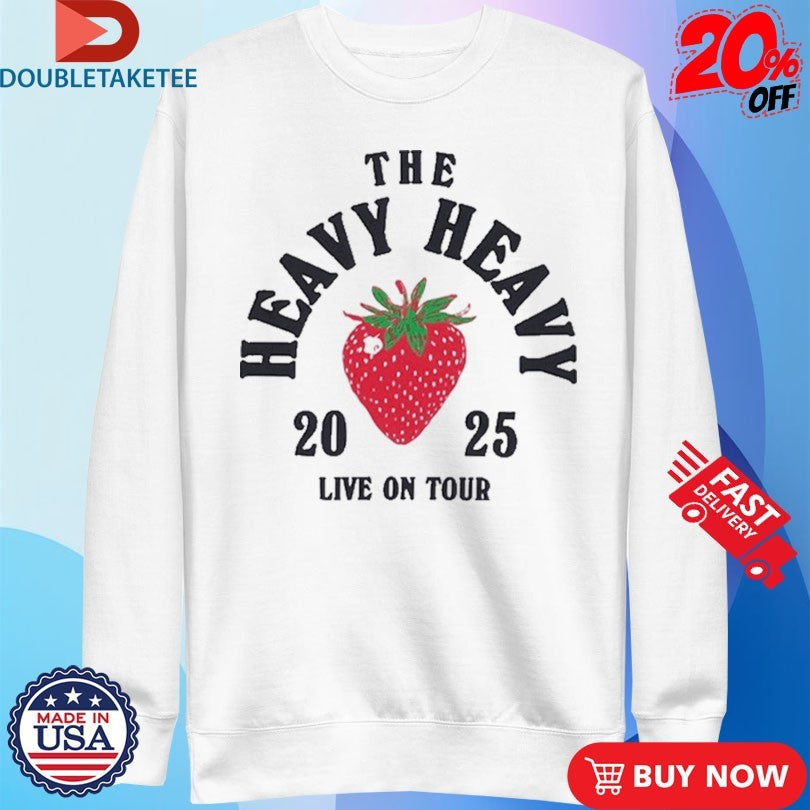The Heavy Heavy Strawberry Live On Tour 2025 Unisex , , , Long Sleeve Tee