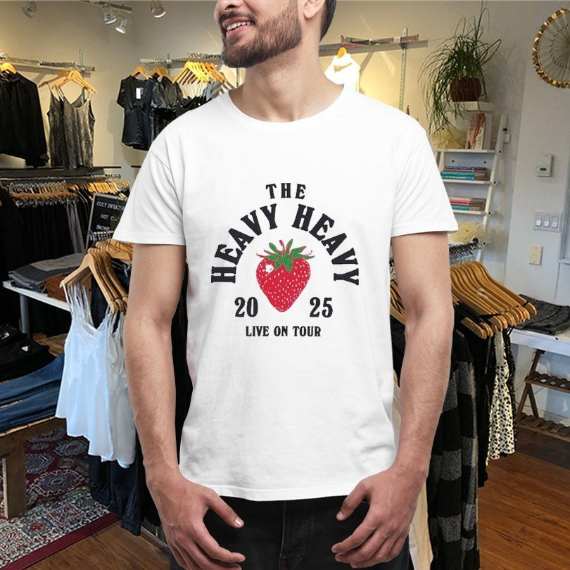 The Heavy Heavy Strawberry Live On Tour 2025 Unisex , , , Long Sleeve Tee